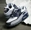 Nike Air Max 90 - White / Wolf Grey / Midnight Navy - 2
