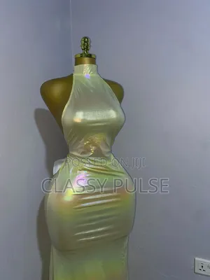 Ladies Yellow Bodycon Dress - Brand New