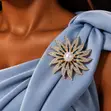 Saphire Soleil Brooch - 3