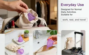 Quality Silicone Menstrual Cups - 2 Piece Set