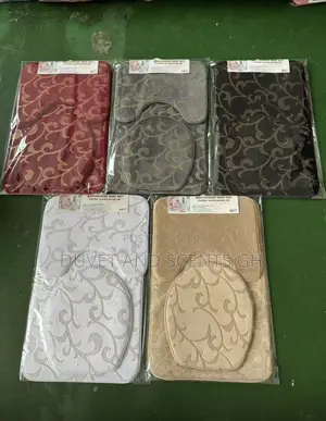 3-Piece Bathroom Mat Set