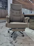High-Back Executive Boss Chair with Retractable Footrest - 2
