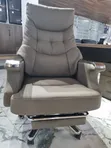 High-Back Executive Boss Chair with Retractable Footrest - 3