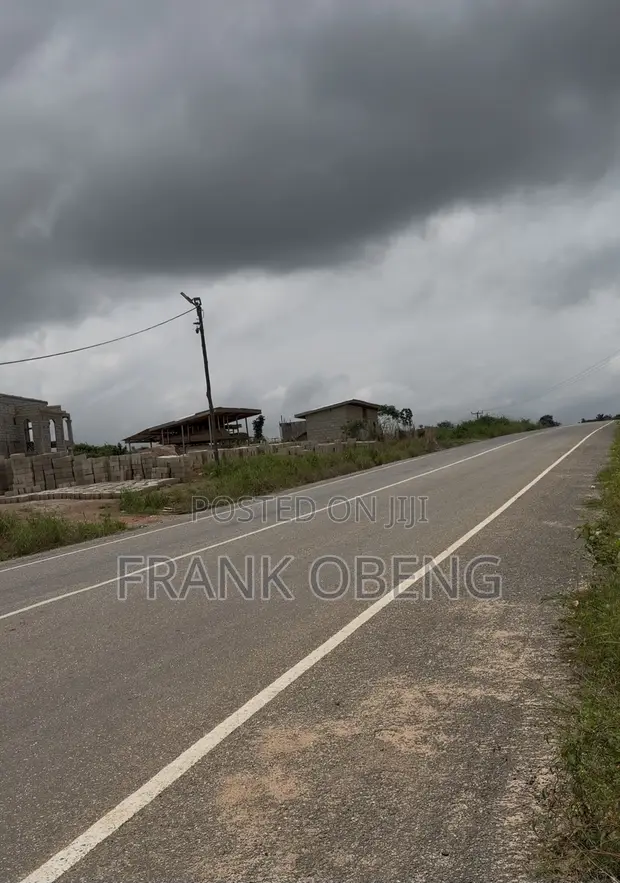 Plot with Uncompleted Building in Ejisu - 1