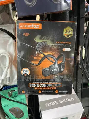 Azk-Ne06 Orange Wireless Over-Ear Headphones
