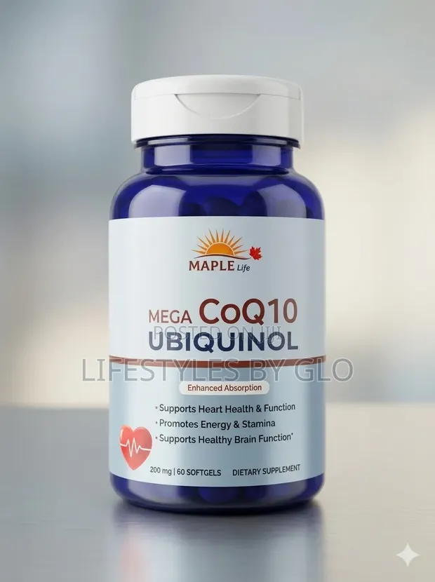 Maple Life Mega CoQ10 Ubiquinol (200 Mg, 60 Softgels) - 1