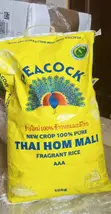 Peacock Thai Hom Mali Fragrant Rice - 10kg - 1