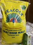 Peacock Thai Hom Mali Fragrant Rice - 10kg - 2