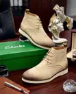 Clarks Tan Chukka Boots - Burnished Gradient Toe - 2