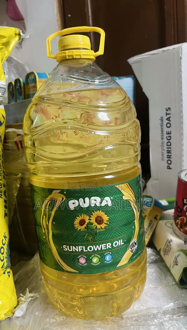 Pura Sunflower Oil - 5 Litres - 1