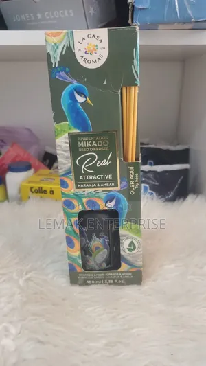 La Casa De Los Aromas Mikado Reed Diffuser - Orange & Amber