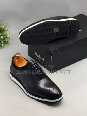 Berluti Hybrid Dress Sneakers - Black Leather
