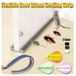 Household Door Seal Bottom Strip - Black - 1
