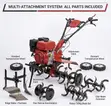 Multi-Purpose Gasoline Mini Power Tiller & Ridger - 2