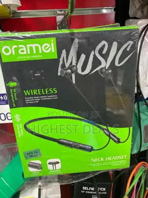 Brand New Neckband Headset - Black