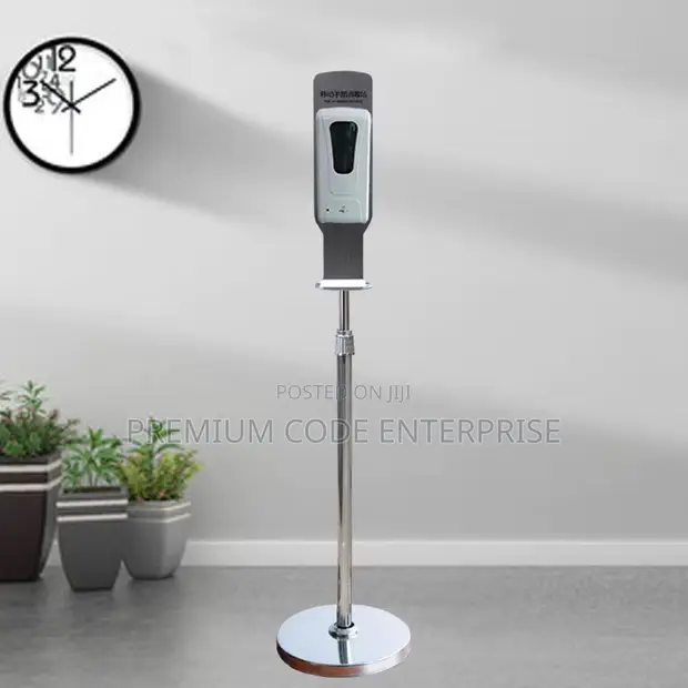 Stainless Steel Soap and Sanitiser Dispenser Stand - 1
