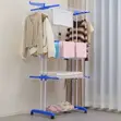 Foldable Clothes Drying Rack with Wheels - 3