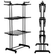 Foldable Clothes Drying Rack with Wheels - 4