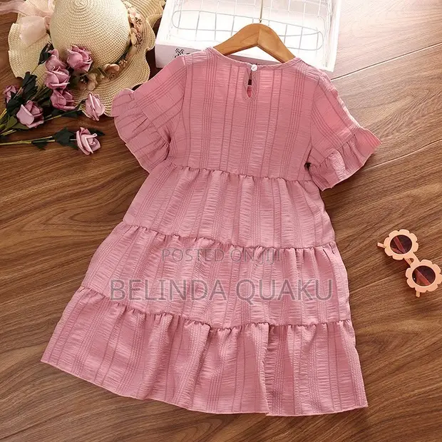 ESS Children's Dress - Pink, Age 4-6 - 1