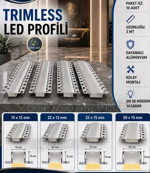 Kolay Aluminum LED Strip Profiles - 3 Meters