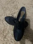 Clarks Black Leather Oxford Brogue Shoes - 4