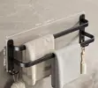 Family Towel Rail - Multi-Purpose Double Bar Towel Holder - 1