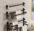 Family Towel Rail - Multi-Purpose Double Bar Towel Holder - 2