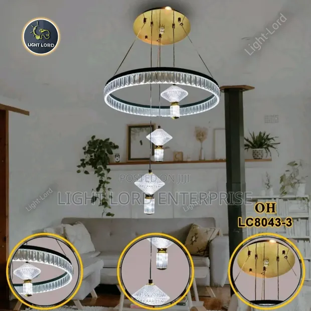 Mushroom Ice LED Pendant Light - 1