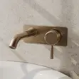 Gold Wall-Mounted Concealed Water Tap - 2