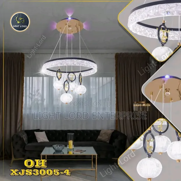 3507 Triple Ring 3-in-1 LED Pendant Light - 1