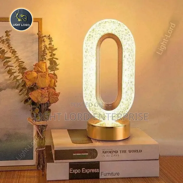 Hotel Bedside Lamp - Rechargeable Crystal Diamond - 1