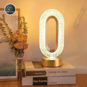 Hotel Bedside Lamp - Rechargeable Crystal Diamond