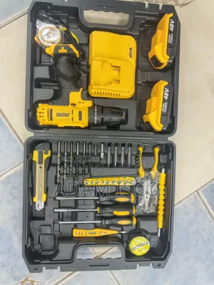 Cordless Drill Set with 2 Batteries