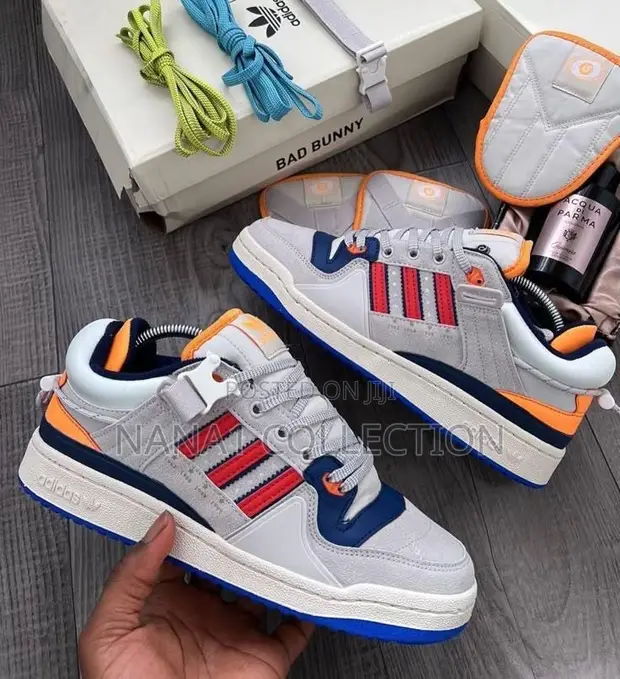 Bad Bunny x Adidas Forum Buckle Low 'Cangrejeros' Sneakers - 1