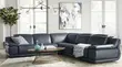 Daisley 5-PC Leather L-Shaped Sectional Sofa with 3 Power Recliners - 2
