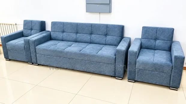 Modern Luxury Grey Sofa Set - 1