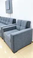 Modern Luxury Grey Sofa Set - 2