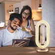 Dimmable Crystal Desk Touch Lamp with USB Charging - 1