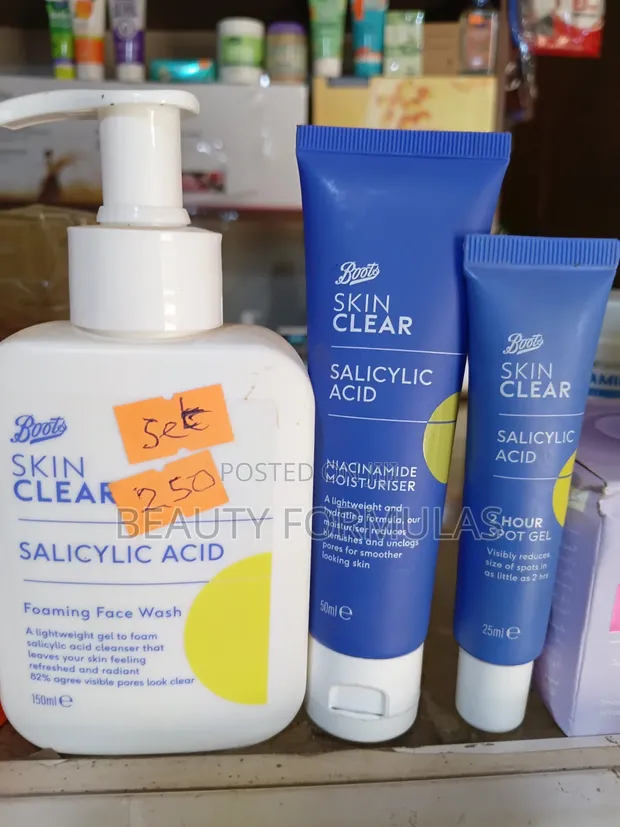 Boots Skin Clear Salicylic Acid Acne & Dark Spot Removal Set - 1