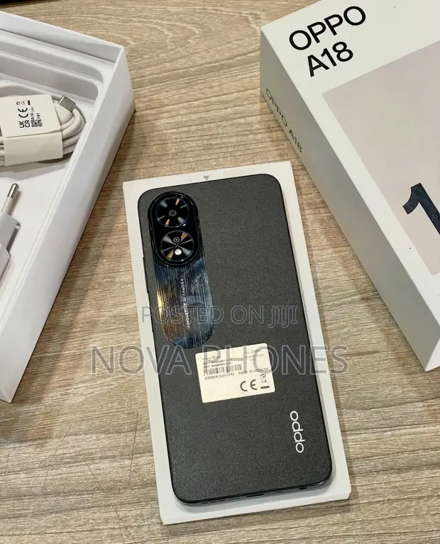 New Oppo A18 128GB Black - 1