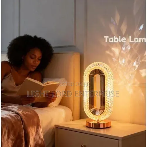 Rechargeable Crystal Diamond Desk Lamp - 1