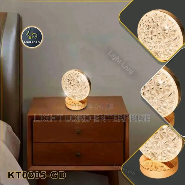 KT050-Gold Somalia Dest Touch Chargeable Lamp - 1