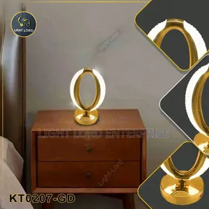KT0207 Gold Crystal Table Lamp