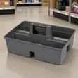 Grey Multi-Compartment Cleaning Caddy - 1