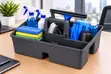 Grey Multi-Compartment Cleaning Caddy - 3