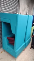 Modern Turquoise Blue Modular Sofa - 6 Seater - 3