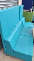 Modern Turquoise Blue Modular Sofa - 6 Seater - 4