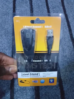 USB Steel Sound Card 5Hv2 Virtual 7.1 Surround