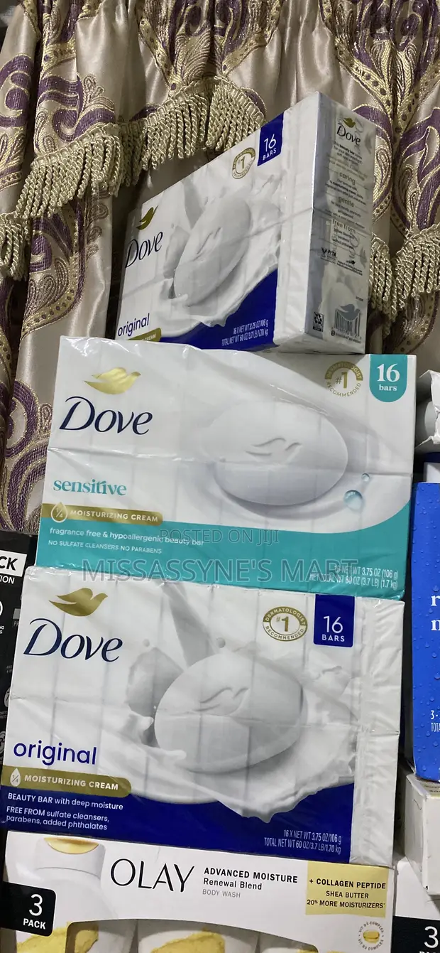 Dove Beauty Bar 16-Pack (Original & Sensitive) - 1