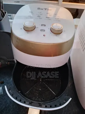 SuTai Air Fryer - 6L, White/Gold